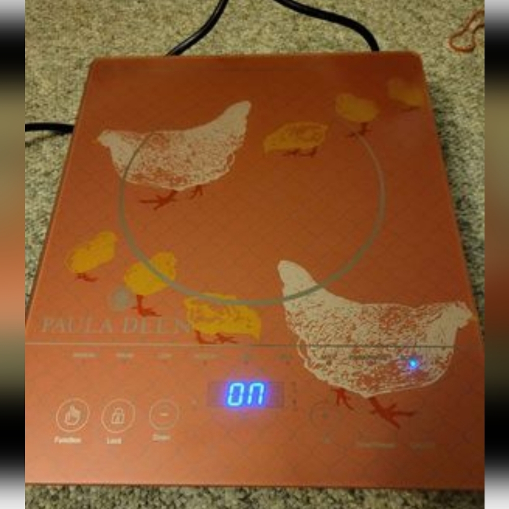 Paula Deen Induction Cooker Plate 1500W Chicken Hens 🐔